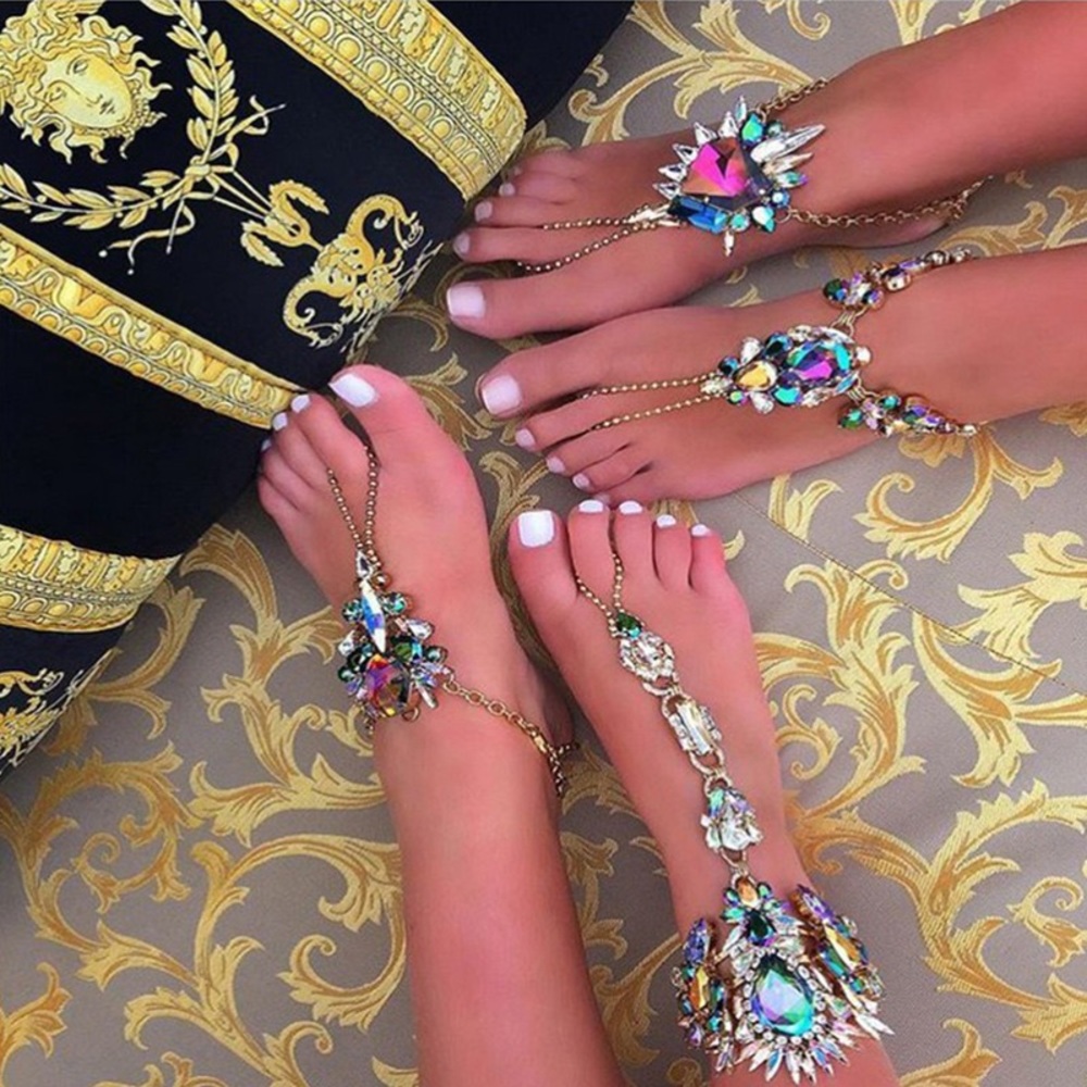 Beautiful Rhinestone Anklet